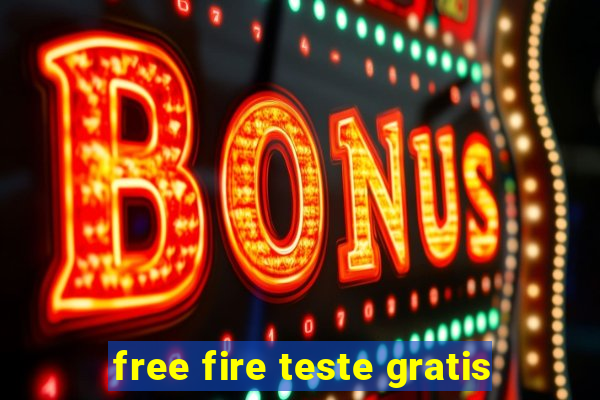 free fire teste gratis